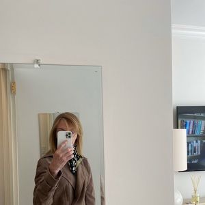J. Mendel taupe suede jacket